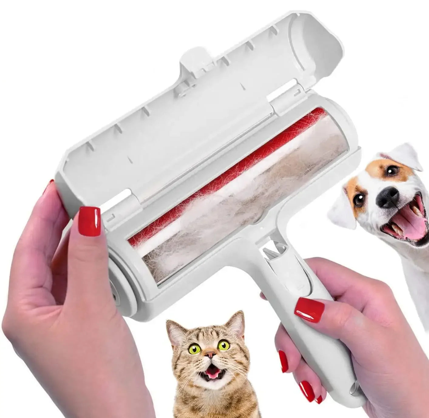 EasyRoll Hair Remover – Self-Cleaning Pet Hair Roller for Home Use