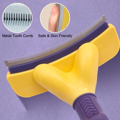 PawGentle Grooming Brush – Anti-Knot Comb for Large Dogs & Cats