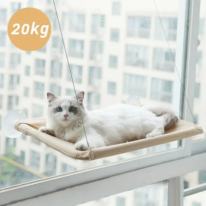 SunnyPaws Cat Hammock – 20KG Hanging Window Bed for Cats & Kittens