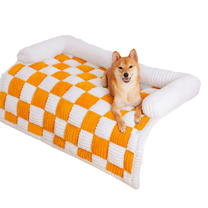 PawHaven Plush Dog Bed – Soft Couch & Cushion for Large Dogs and Cats